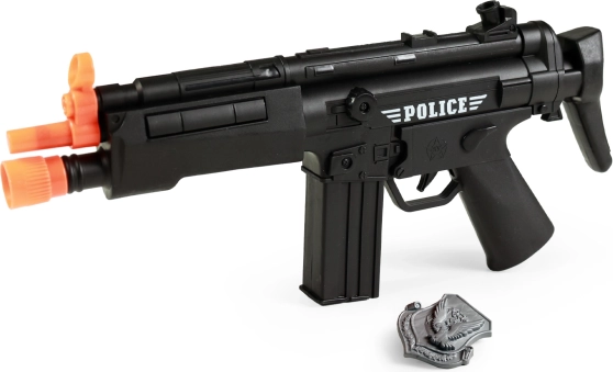 Mitraglietta di plastica della polizia con suono