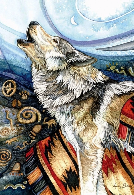 Puzzle Lupo Ululante 260 Pezzi