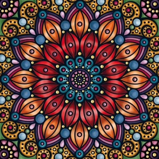 Puzzle quadrato Q Gold – motivo IV, 72 pezzi