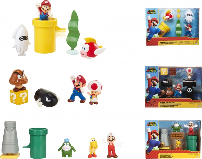 Set di figure di Super Mario 6 cm