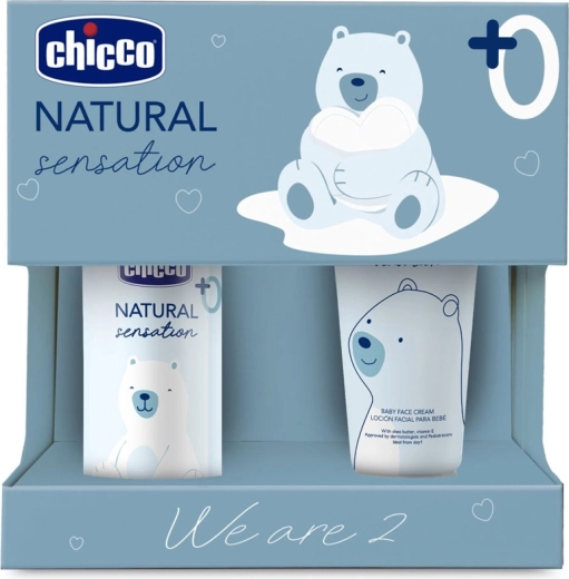 Chicco set regalo cosmetico Natural Sensation We Are Two, dalla nascita