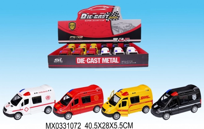 Auto dei servizi di emergenza con meccanismo a retrocarica