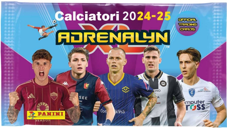 Panini FIFA 365 2024/2025 Serie A Adrenalyn XL carte collezionabili – booster da 6 carte