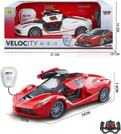 Auto telecomandata con stazione di ricarica
