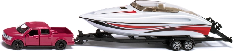 Siku Ford F-150 con rimorchio e motoscafo sportivo 1:50