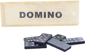 Domino in legno in scatolina