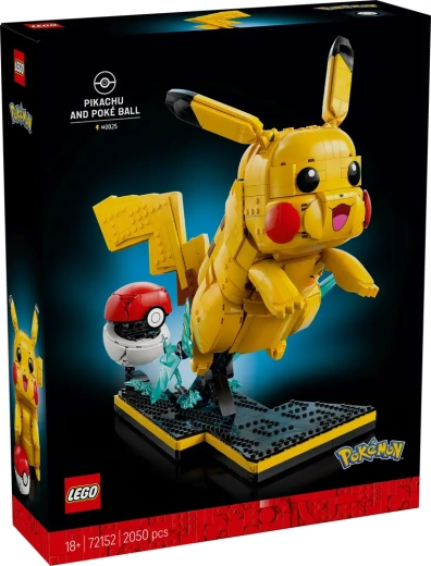 LEGO Pokémon Pikachu e Poké Ball (2050 pezzi)