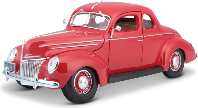 Maisto Ford Deluxe coupé 1939 rosso 1:18
