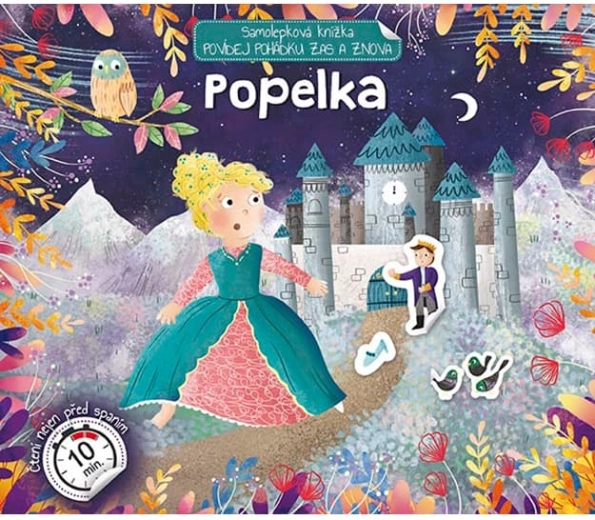 Racconta la fiaba di Cenerentola – libro interattivo con adesivi