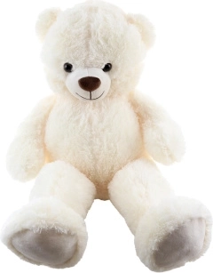 Orso bianco di peluche 90 cm