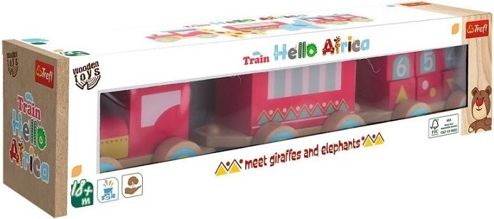 Trenino in legno Trefl Africa