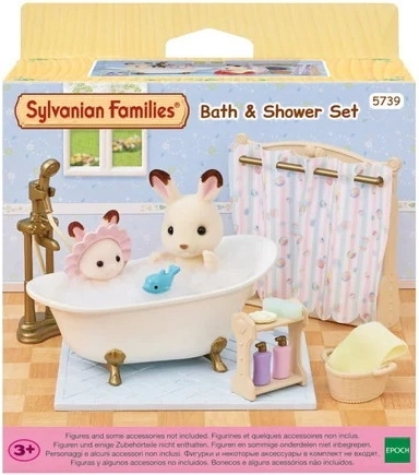 Set da bagno Sylvanian Families con vasca e doccia