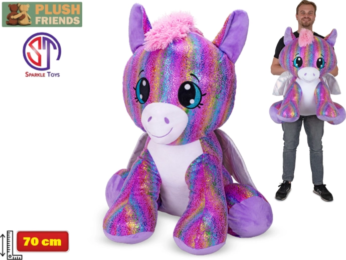 Pegaso di peluche Star Sparkle 70 cm