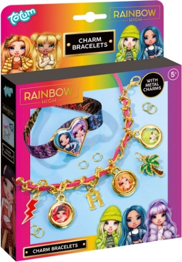 Set per creare braccialetti con ciondoli RAINBOW HIGH
