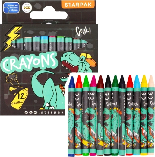 Pastelli a cera Crayons 12 pz