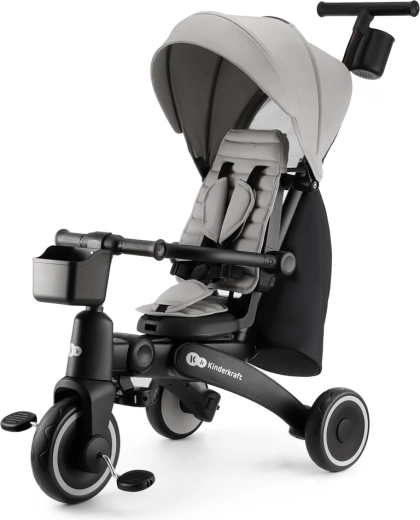 Kinderkraft triciclo per bambini Jazz 2 grigio