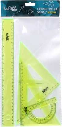 Set geometrico al neon