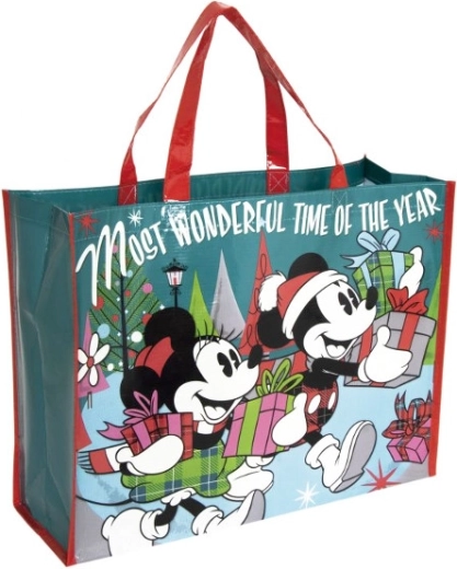 Borsa della spesa natalizia Minnie Mouse