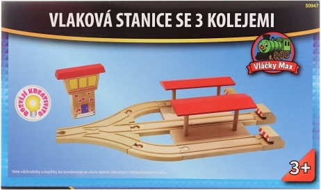 Max trenini – stazione ferroviaria con 3 binari