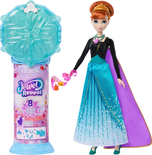 Bambola Disney Frozen Jewel Reveal Anna con accessori