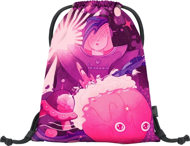 sacchetto zaino BAAGL earth – ufo by Mára Čmára