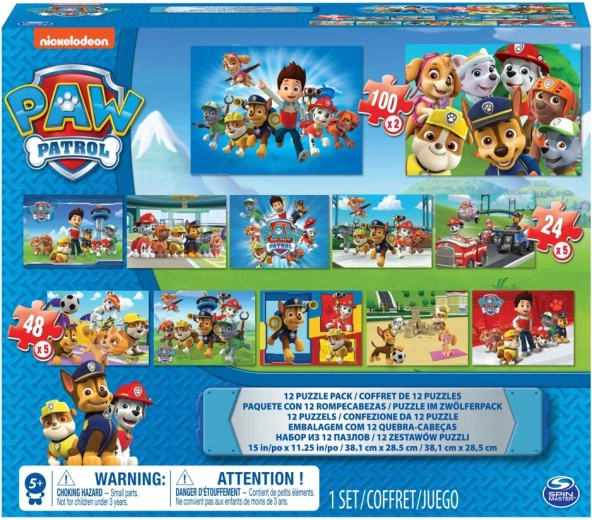 Paw Patrol - puzzle grandi - 12 pezzi