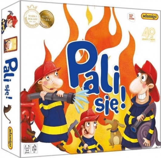 Gioco da tavolo educativo Pali się! – piccoli pompieri di Adamigo