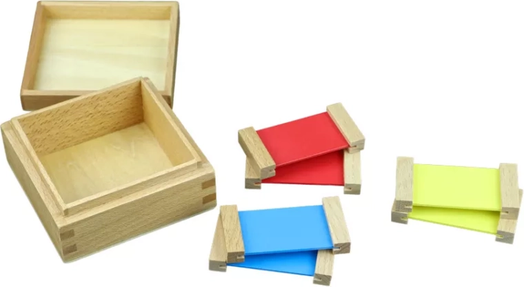 Tavolette dei colori 1 – set base Moyo Montessori