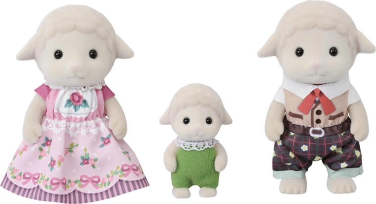 Sylvanian Families famiglia di pecore – trio di figure