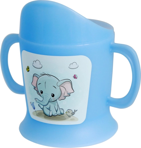 Tazza per neonati con beccuccio 150 ml SOLE, plastica, mix di colori