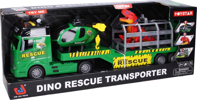 Camion per il salvataggio dei dinosauri da 54 cm