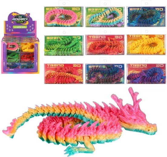 Drago 3D mobile antistress, 27 cm - 1 pezzo
