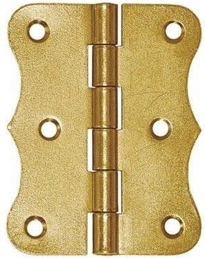 Cerniera articolata decorativa zincata gialla