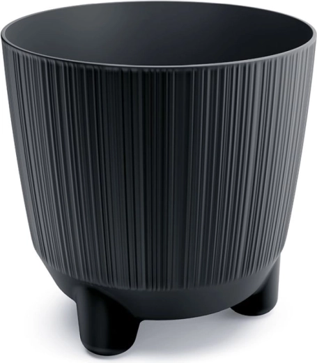 Vaso con piedini RYFO N 19,5 cm antracite