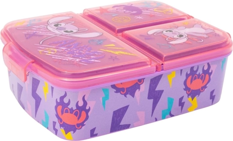 STOR lunch box multi scomparto Angel, 3 vani, senza BPA