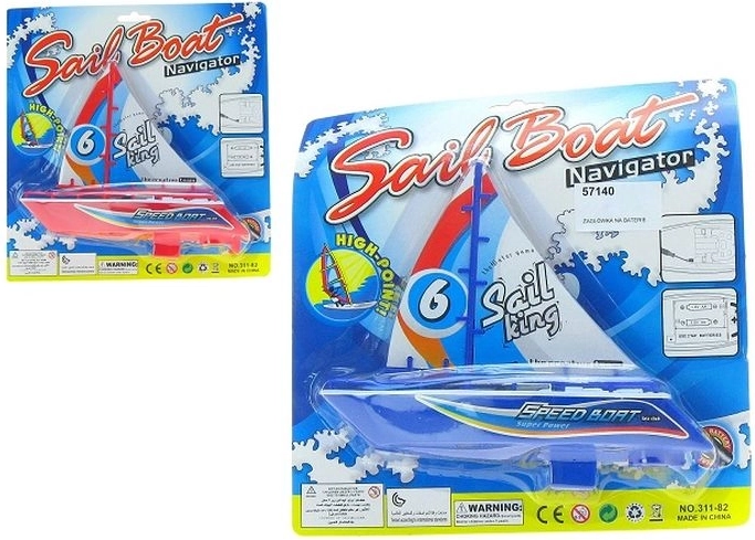 Barca a vela a batterie 24 cm