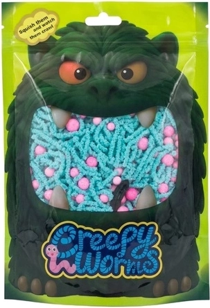 STNUX Creepy Worms vermetti sensoriali rosa-blu