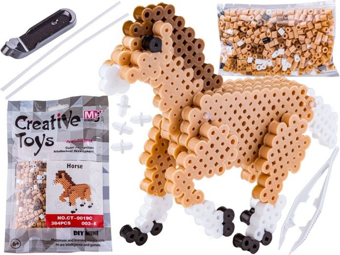 Perline da stirare 3D cavallino in sacchetto