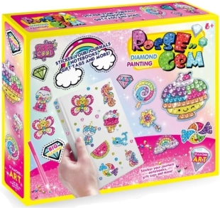 Set creativo con diamanti