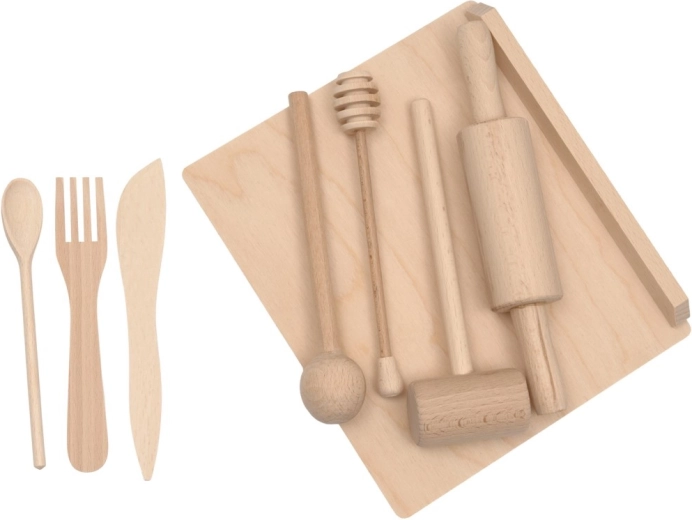 Set da cucina in legno per piccoli chef Baby Mix