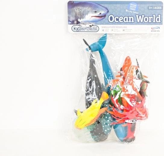 Set di statuine per bambini di animali marini