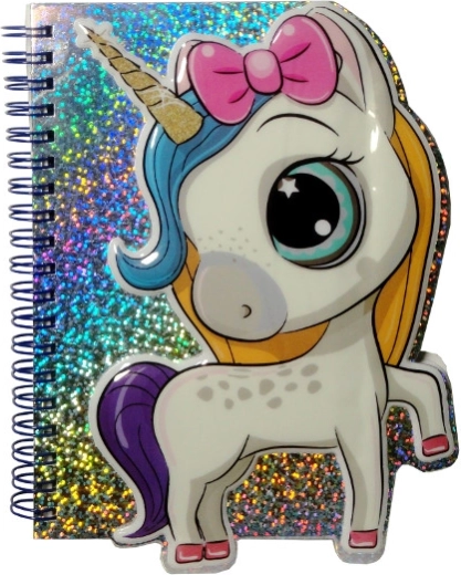 Diario olografico con unicorno