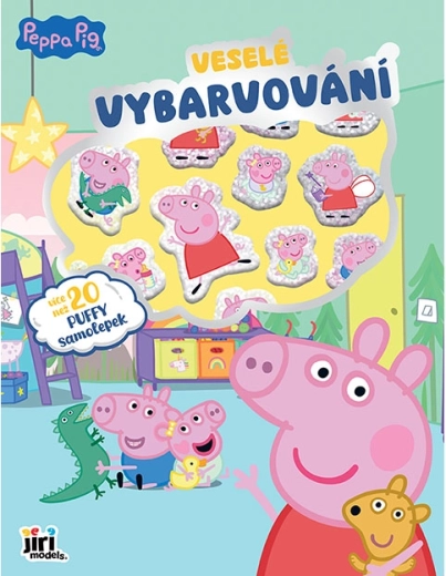 Colorare allegramente con adesivi Peppa Pig