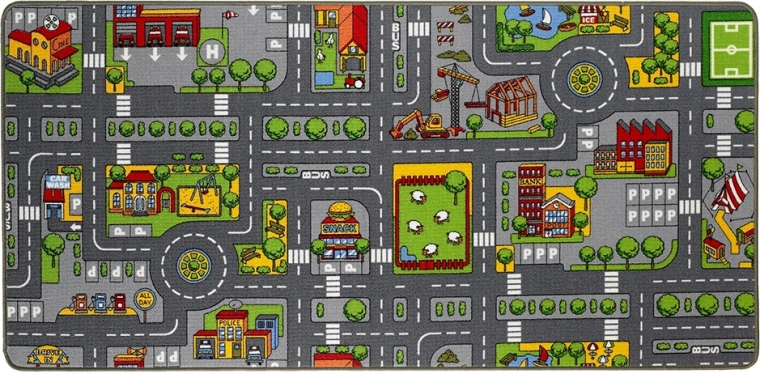 Tappeto double-face 2 in 1