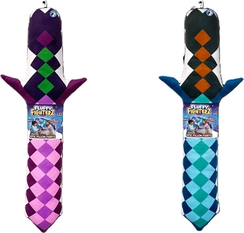 Spada di peluche Fluffy Fighterz con effetti luminosi e sonori - 1 pezzo