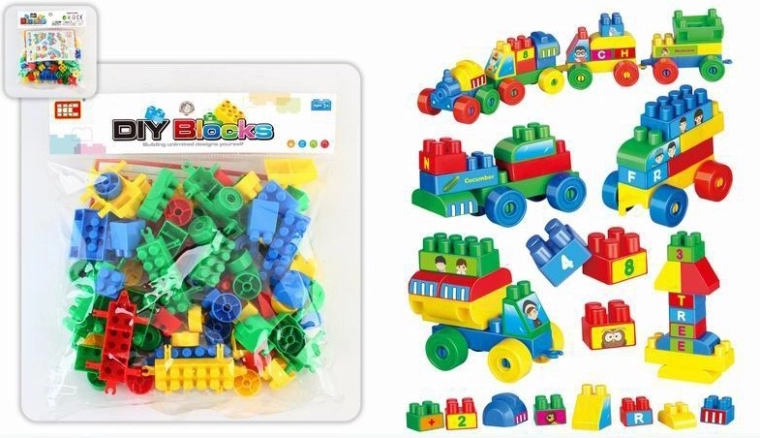 Costruzione per i più piccoli Mobilo Eco Construction Builder, 92 pezzi