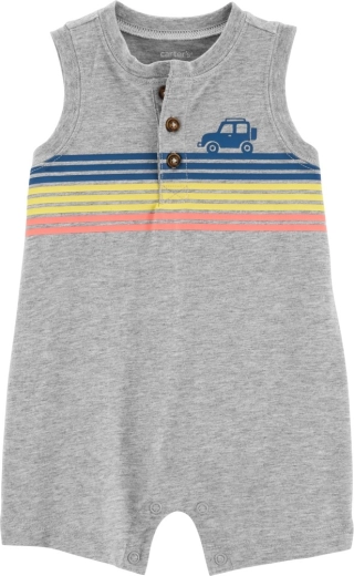 Tutina estiva Carter's Multi Stripes per bambino 3 m – 9m