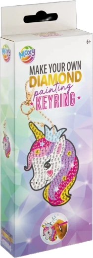 MOXY pittura diamantata ciondolo Unicorno