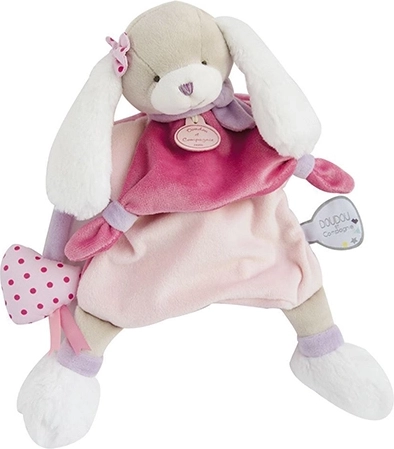 Burattino di peluche Cagnolino rosa