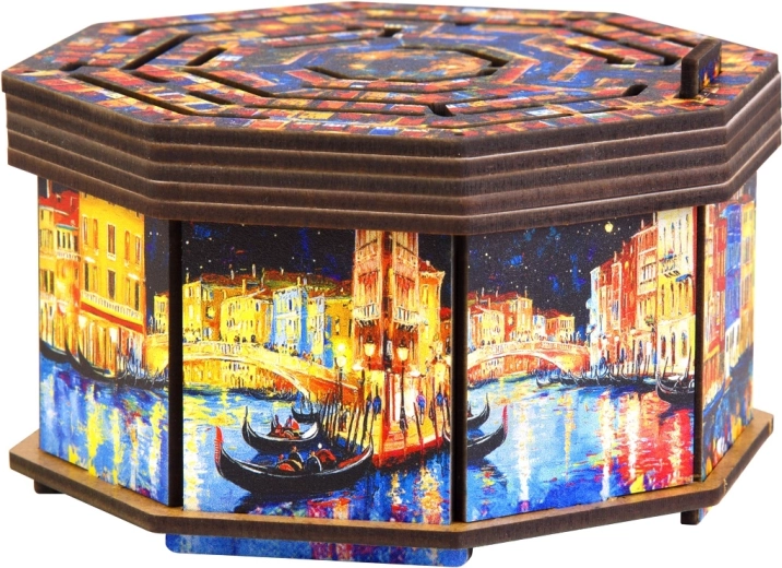 Rompicapo in legno EscapeWelt Art Secret Maze Box